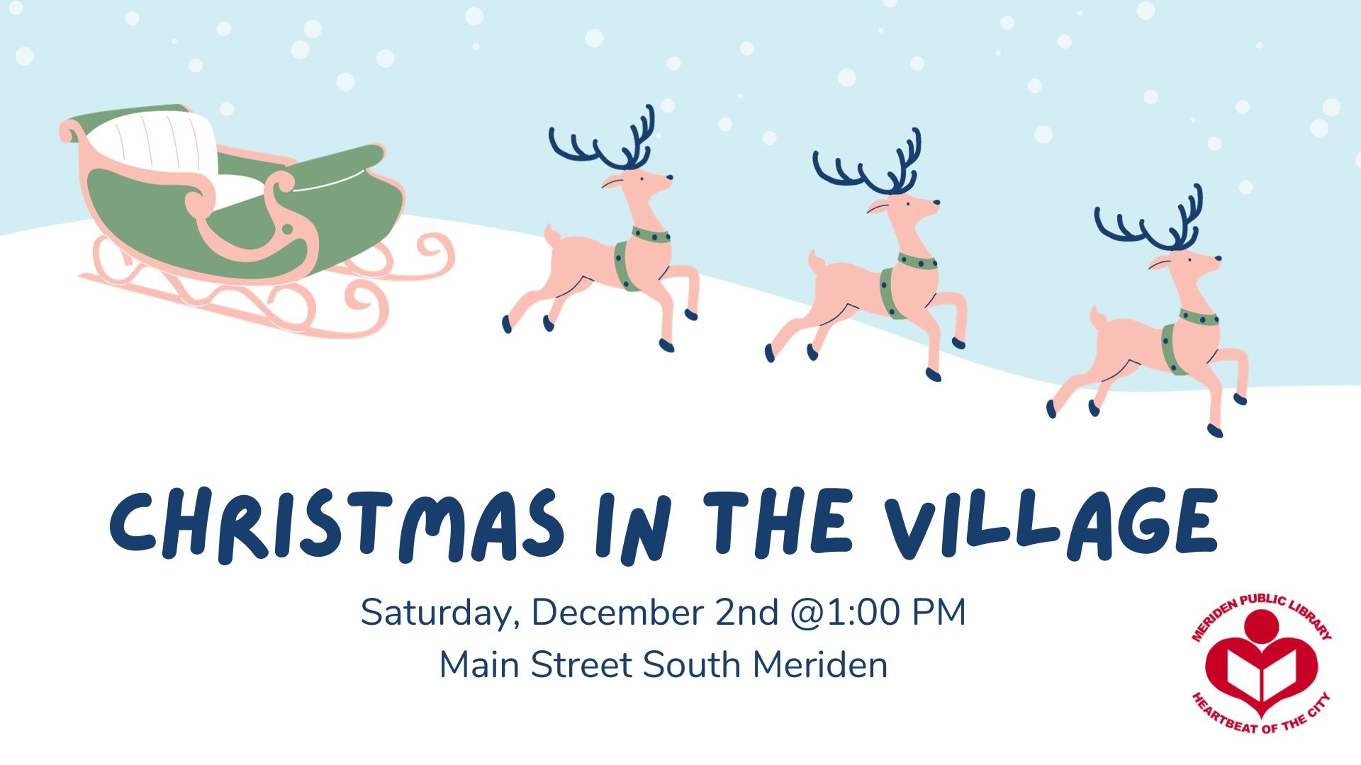 Christmas in the Village Meriden Public Library